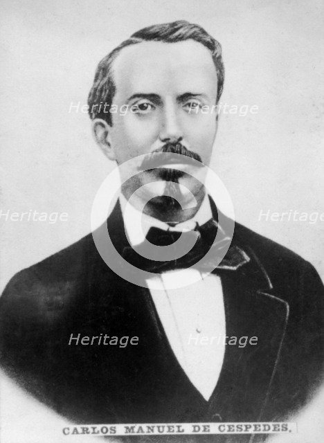 Carlos Manuel de Cespedes (1819-1874), President of the Republic of Cuba in Arms, c1910. Artist: Unknown