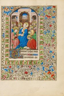 Pentecost; Book of Hours, about 1440-1450. Creator: Workshop of the Bedford Master.