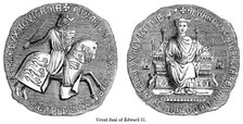 Great seal of Edward II. Artist: Unknown