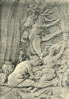 Witches, 1514, (1943).  Creator: Hans Baldung.