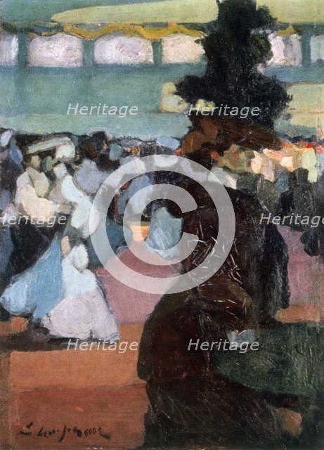 'Corner of the Ball', 1905. Artist: Edmond Lempereur