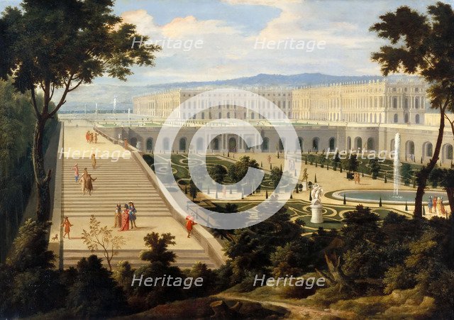 L'orangerie du château de Versailles. Artist: Martin, Jean-Baptiste (1659-1735)