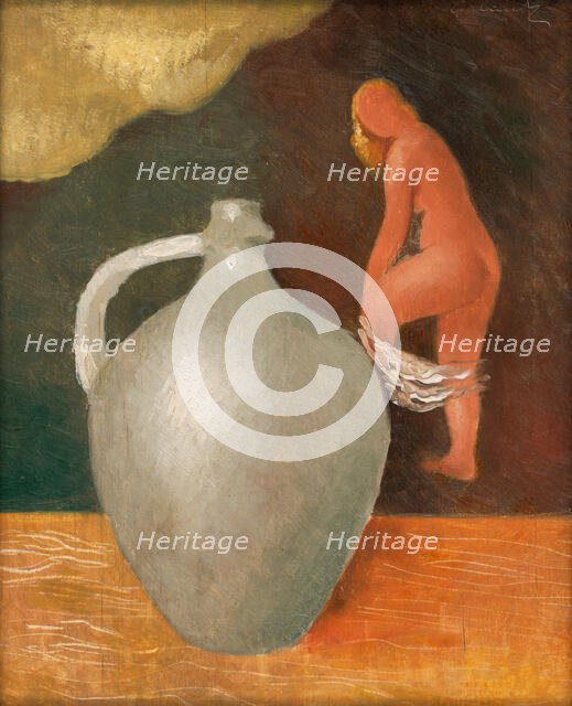 Woman with Jar, around 1936. Creator: Mikulas Galanda.