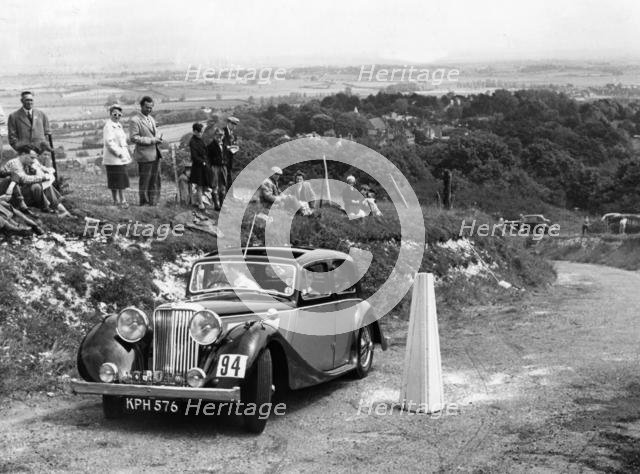 1946 Jaguar 1.5 litre on the 1954 Eastbourne Rally. Creator: Unknown.