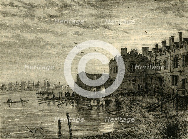 'Old Whitehall Stairs', (1881). Creator: Unknown.