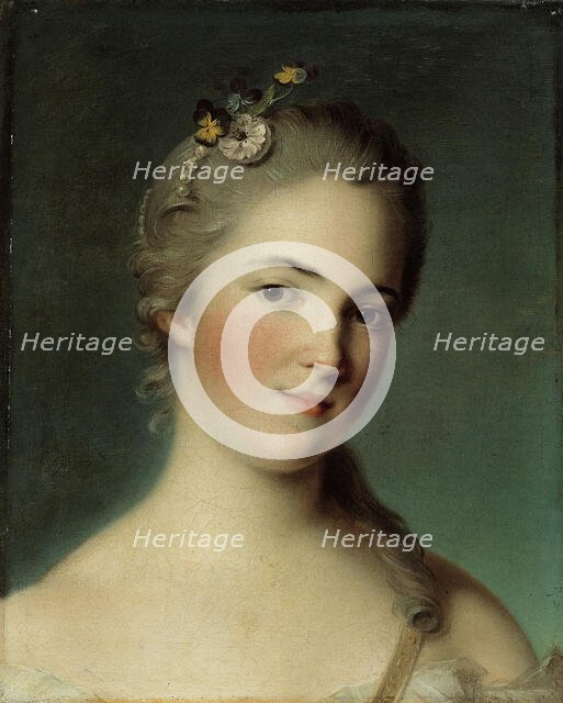 Portrait de Marie-Geneviève Boudrey. Creator: Jean-Marc Nattier.