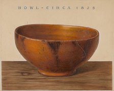 Bowl, 1938. Creator: Philip Smith.