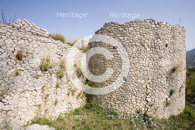 The walls of Terracina, Italy. Artist: Samuel Magal