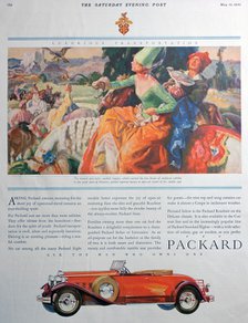 Packard car advert, 1930. Artist: Unknown