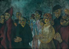 Procession of virgins, 1927. Creator: Konstantin Bauer.