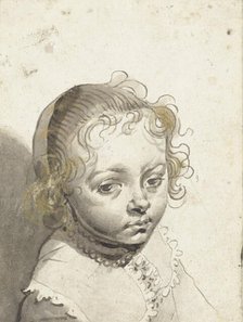Head of a blonde child, 1594-1662. Creator: Gerard ter Borch I.