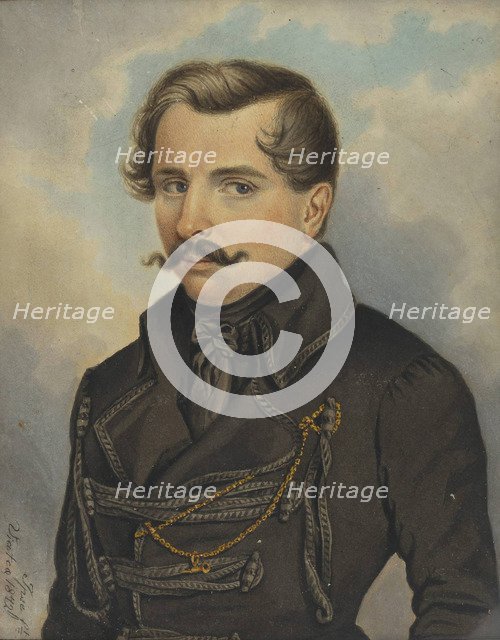 Self-Portrait in insurgent dress, 1842.