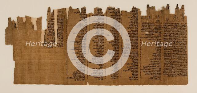The Book of the Dead of Nes-Min, Section 23, c200-30 BC. Creator: Unknown.