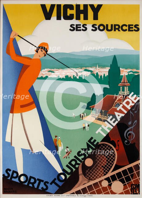 Vichy, Ses Sources, 1928. Creator: Broders, Roger (1883-1953).