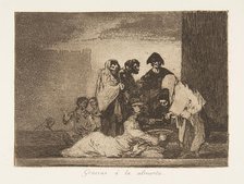 Plate 51 from 'The Disasters of War' (Los Desastres de la Guerra): 'Th..., 1811-12 (published 1863). Creator: Francisco Goya.