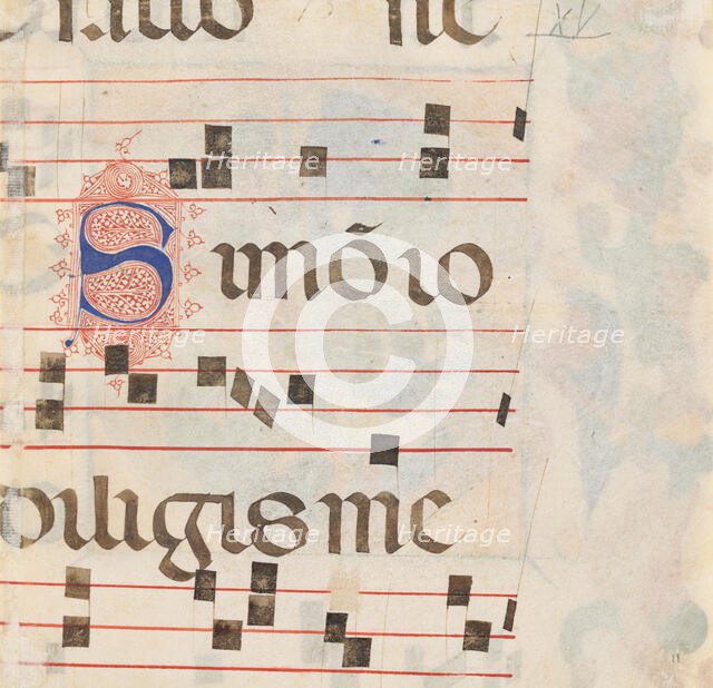 Text Page, about 1392-1402. Creator: Unknown.