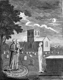Edward Kelley, English astrologer and alchemist, c1790. Artist: Unknown