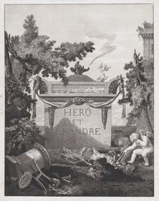 Frontispiece to "Hero and Leander", 1801. Creator: Philibert Louis Debucourt.