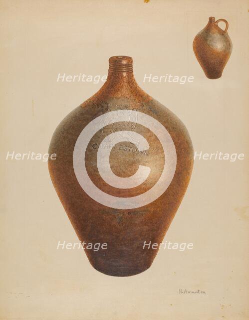 Jug, c. 1937. Creator: Nicholas Amantea.