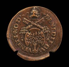Shield with the Arms of Della Rovere [reverse], 1507. Creator: Unknown.