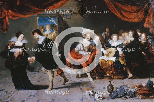 Merrymakers in an Inn, 1630-1639. Creator: Simon de Vos.