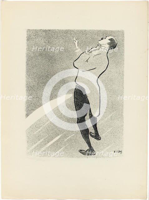 Kam-Hill, from Le Café-Concert, 1893. Creator: Henri-Gabriel Ibels.