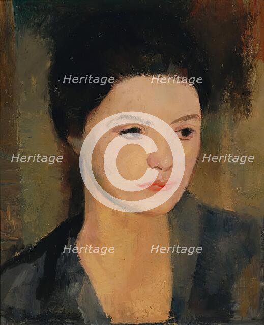 Artist’s wife, 1928. Creator: Viktor Tischler.