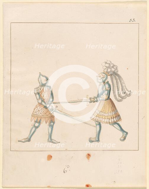 Freydal, The Book of Jousts and Tournament of Emperor Maximilian I: Combats...Plate 163, c1515. Creator: Unknown.