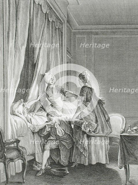 The Innoculation of Love, 1776. Creator: Noel Le Mire.