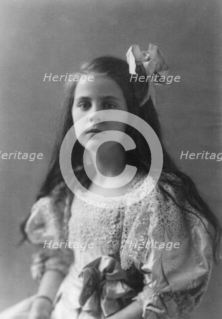 Martha Cameron, daughter of Senator Donald Cameron, Pa., c1896. Creator: Frances Benjamin Johnston.