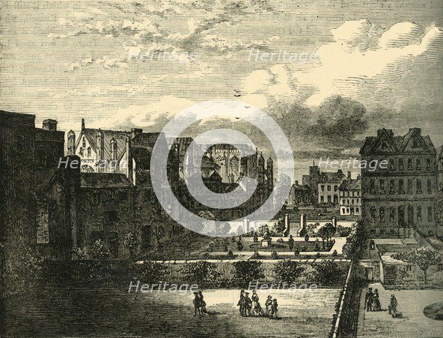 'Palace Yard, from the South', (1881). Creator: Unknown.