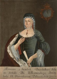 Portrait of Marianna Poczobutt née Siesicka (d. 1674), 4th quarter of 18th century. Creator: Unknown.
