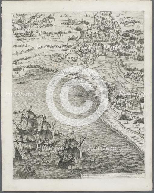 The Siege of La Rochelle: Plate 12, 1628-1630. Creator: Jacques Callot (French, 1592-1635).