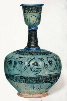 Persian Bottle, (c.13th century), 1937. Artist: Unknown