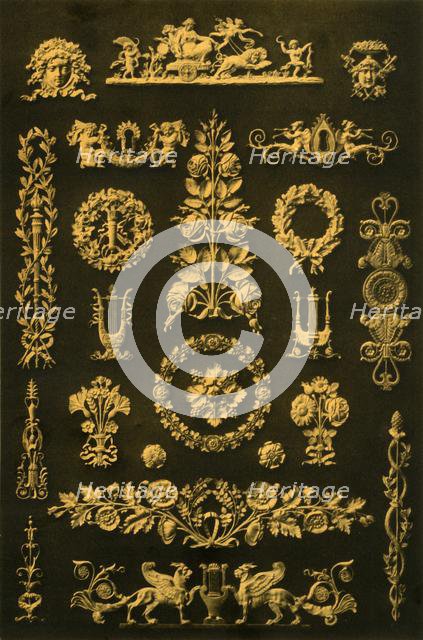 Metal ornaments, Germany, 19th century, (1898).  Creator: Unknown.