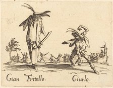 Gian Fritello and Ciurlo, c. 1622. Creator: Jacques Callot.