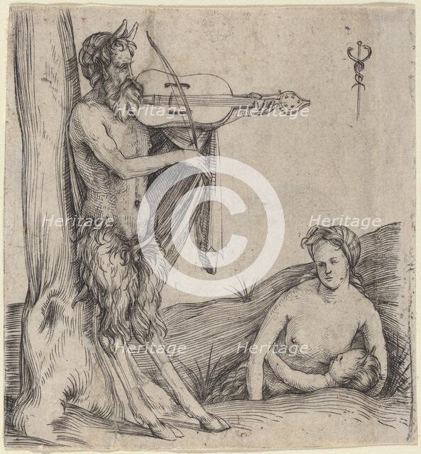 Satyr's Family, c. 1503/1504. Creator: Jacopo de' Barbari.