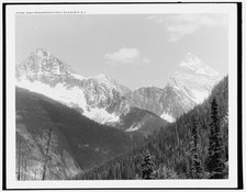 Eagle Peak and Sir Donald, Selkirk Mts., B.C., (1902?). Creator: Unknown.