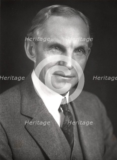 Henry Ford, American engineer and automobile manufacturer, c1910-c1930. Artist: Unknown