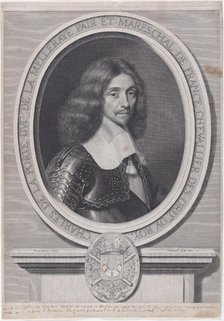 Portrait of Charles de la Porte Duc de la Melleraye, 1662., 1662. Creator: Robert Nanteuil.