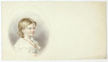 Bust Portrait of Child, n.d. Creator: Elizabeth Murray.