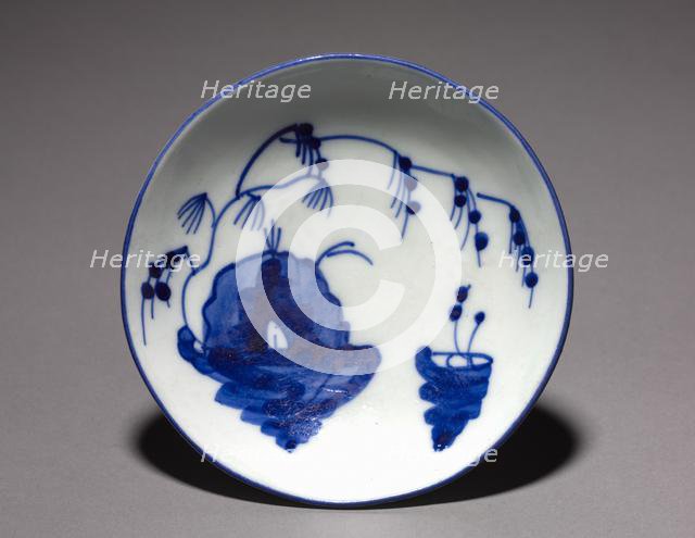 Saucer, 1800s ?. Creator: Chantilly Porcelain Factory (French).