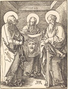 Saint Veronica between Saints Peter and Paul, 1509. Creator: Albrecht Durer.