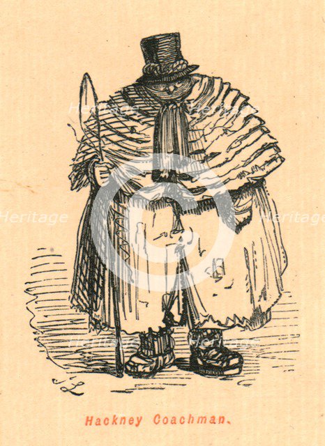 'Hackney Coachman', 1897. Creator: John Leech.