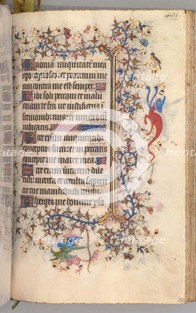 Hours of Charles the Noble, King of Navarre (1361-1425): fol. 240r, Text, c. 1405. Creator: Master of the Brussels Initials and Associates (French).
