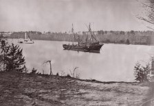 U.S. Gunboat "Mendota", James River, 1861-65. Creator: Unknown.