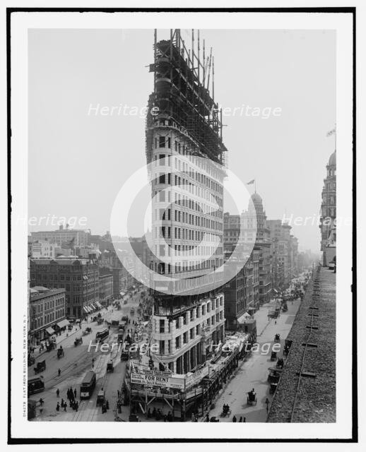 Flatiron Building, New York, N.Y., c1902. Creator: Unknown.