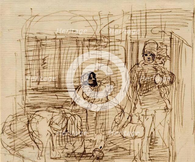 The Smuggler's Intrusion, 1825-1841. Creator: David Wilkie.