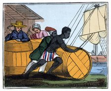 'Shipping the Casks', 1826. Artist: Unknown