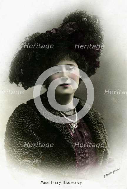 Lily Hanbury (1874-1908), English actress, early 20th century.Artist: Reinhold Thiele